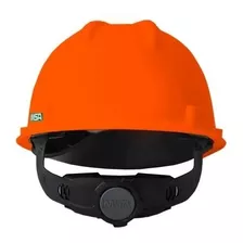 Casco De Seguridad Tipo Cachucha V-gard Msa Con Matraca Color Naranja