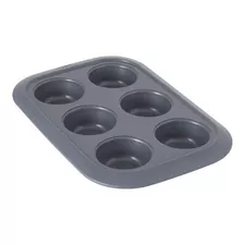 Asadera Molde Para 6 Cupcakes Muffin Gem Berghoff LG Color Gris