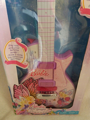  Bella Guitarra Musical Barbie Mariposa 