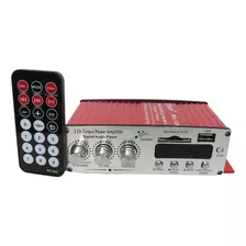 Amplificador Receiver 2 Canal Som Casa Loja Usb Sd Pc Ma-120