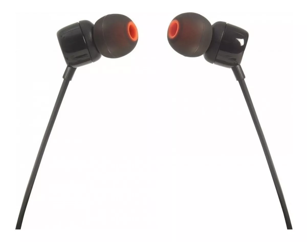 Audífonos In-ear Jbl Tune 110 Jblt110 X 1 Unidades Black