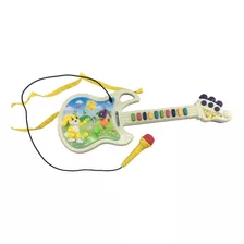 Guitarra Musical Niños Bebes Conejo Con Sonidos Y Luces