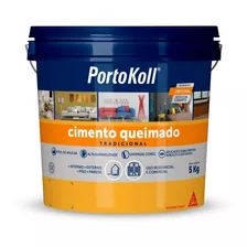 Kit 3 Cimento Queimado Portokoll Balde De 5kg - Fendi