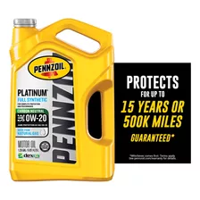 Pennzoil Platinum Full Synthetic 0w-20 Motor Oil (5 Cuartos,