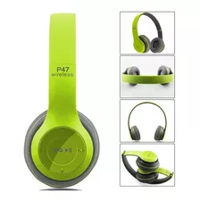 Audífonos Inalámbrico P47 Bluetooth Wireless 5.0 Verde