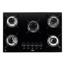 Fogão Cooktop 5 Bocas A Gás Glp Askoi Preto Acendimento Automático 110v/220v