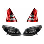 Faros + Cuartos (4 Pzas) P/ Renault Kangoo 04 Al 08 Depo