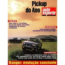 Auto Esporte Encarte Nº401 Pickup Do Ano 1998/99 Ford Ranger