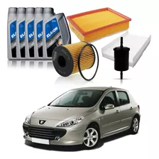 Kit Filtro Ar Combustivel Cabine Peugeot 307 2.0 2010