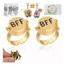 Anillos Para Mejores Amigos,anillos Bff De Bob Esponja 2pcs