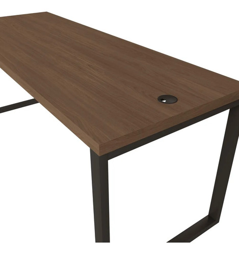 Mesa Para Escritorio 190cm Diretor F190 Carvalho Munique Kap Carvalho Munique
