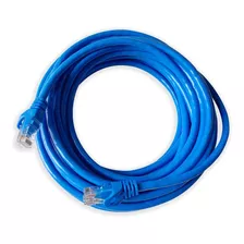 Patch Cord Cat6 15 M Azul Original De Fabrica Cobre 100%