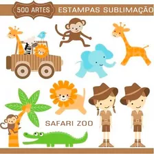 Pacote Artes Safari Zoo Bichinhos Animais Imagens Png Jpg