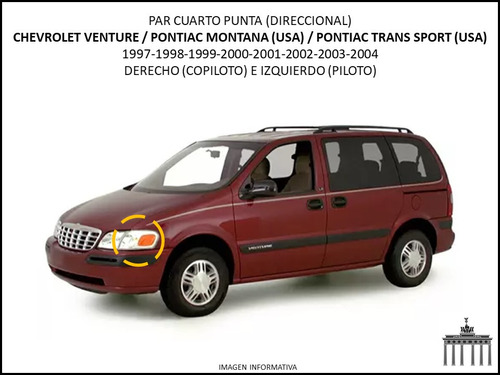 Chevrolet Venture Par Cuarto Punta 1997-2004 Montana Trans S Foto 4