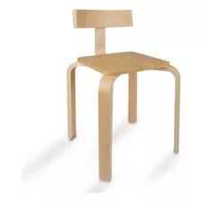 Kvipy Silla De Madera Para Niños, Taburete De Madera Bentwoo