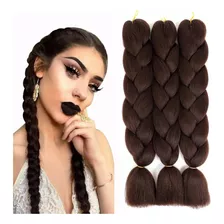 Extensiones De Trenzas Africanas, Paquete De 3 Pzs