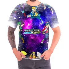 Camiseta Camisa Beyblade Burst Valt Aoi Desenho 04