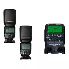 Kit Flash 2x Yongnuo Yn-600ex-rt Ii + Flash Yn-e3-rt Ii Sjur