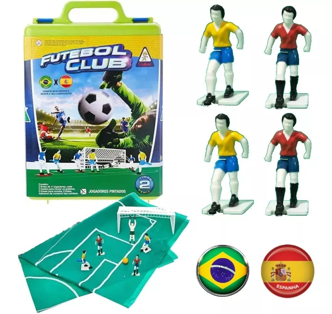 Futebol Gulliver - Maleta Brasil X Espanha - Pintados