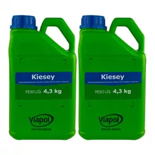 Impermeabiliza Líquido Base Silicatos Kiesey 4,3kg Kit C/2