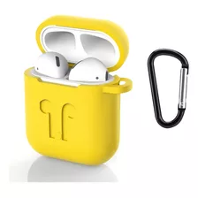 Funda De Silicona Para Auriculares Airpods1 Y 2 Con Llavero 