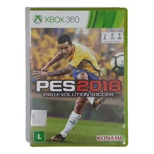 Pes 2018 Xbox 360 Dublado Em Português Original Mídia Física