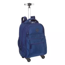 Mochila Escolar Sestini Rolling 2x1 Cor Azul