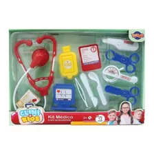 Brinquedo Kit Medico Com Acessórios Deluxe Toyng 42569