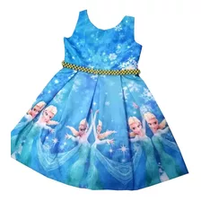 Vestidos Escote En Espalda Frozen - Mc