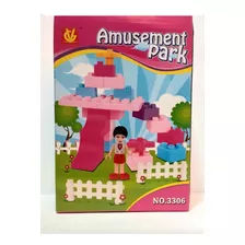 Juego De Blocks Bloques Mucho Color Rosado 26pcs. Niña Juego