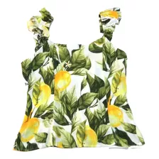 Musculosa Dama Floreada Primavera Verano