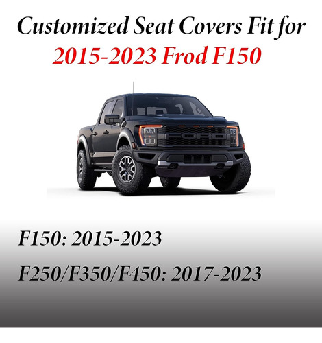 Fundas De Asiento De Automvil Para Ford F-150, Fundas De As Foto 5