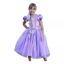 Vestido Disfraz Princesa Rapunzel De Disney (enredados)