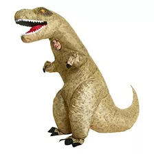 Traje De Tiranosaurio Rex Inflable Gigante Niños, Tall...