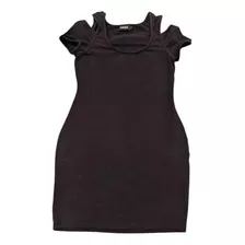 Vestido Negro Elastizado Ay Not Dead Original