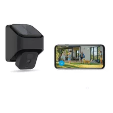 Camara Seguridad C/panel Solar Blink V.nocturna - Tecnobox Color Negro