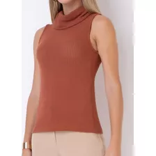 Blusa Malha Tricot - Terracota