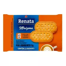 Biscoito Renata Maizena Sachê 11g Caixa C/180 Unidades