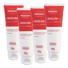 Vaselina Sólida Hidratante Vasemax = Kit Com 4 = 60g Cada