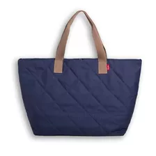 Bolsa Reutilizável Para Compras Em Matelassê Outil Azul 