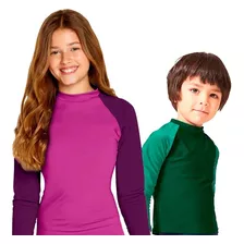 Moda Praia Infantil Bebê Proteção Solar Uv50+ Roupa De Banho