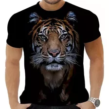 Camiseta Personalizada Animal Selvagem Tigre Envio Hoje 01