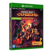 Jogo Midia Fisica Minecraft Dungeons Hero Edition Xbox One