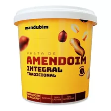 Pasta De Amendoim Integral 1 Kg - Mandubim Creme De Amendoim