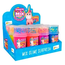 Slime Unicornio Mix Gelelé 153g Com Surpresa E Bolinhas