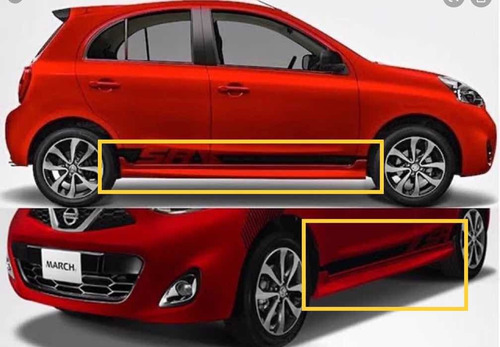 Estribos Laterales March Nissan Tipo Original Deportivos Fv Foto 2