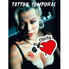 Tattoo Temporal Tiffany Valentine (novia De Chucky)