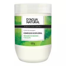 Creme Massagem Complexo Ecofloral 650g Dagua Natural Tipo De Embalagem Pote 650g Fragrância Complexo Ecofloral (guaraná + Cavalinha + Centella Asiática + Castanha India + Hera)