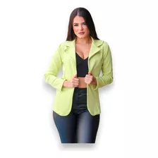 Blusa Social Feminina Blazer Acinturado Alfaiataria Social 