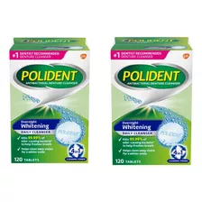 Polident Limpiador Antibacterial Dentadura 2 Caja De 120 Tab